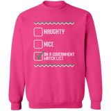 On a government watchlist  Ugly Christmas Sweater Sweatshirt