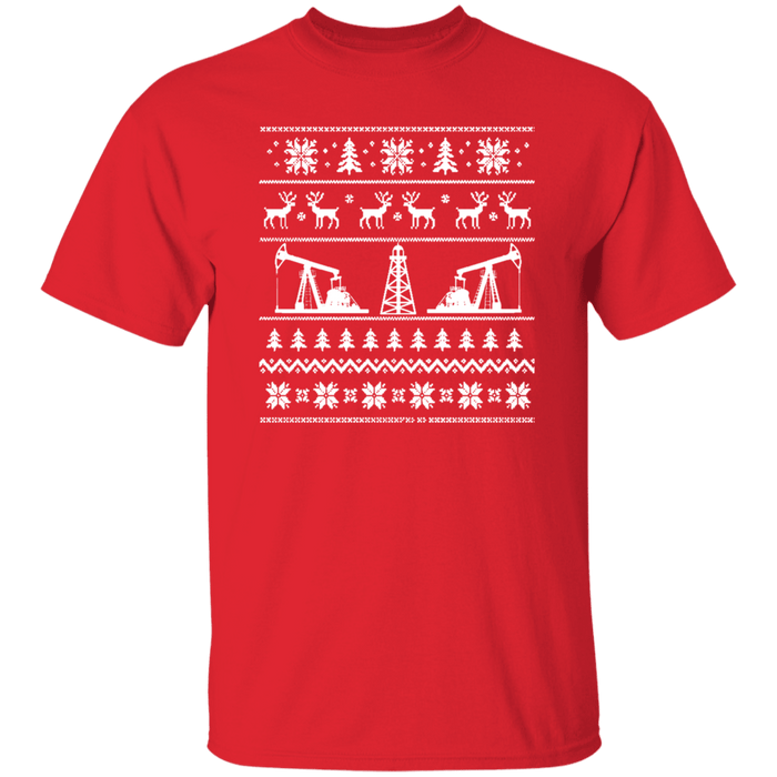 Oil Rigger Ugly Christmas "Sweater" t-shirt