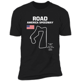 Track Outline Series Road America Speedway T-shirt