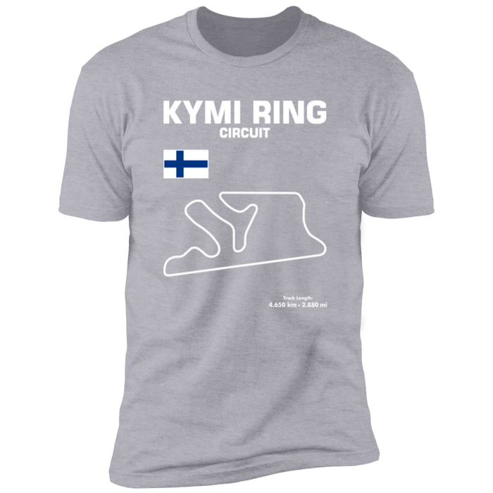 Track Outline Series Kymi Ring Circuit Finland T-shirt