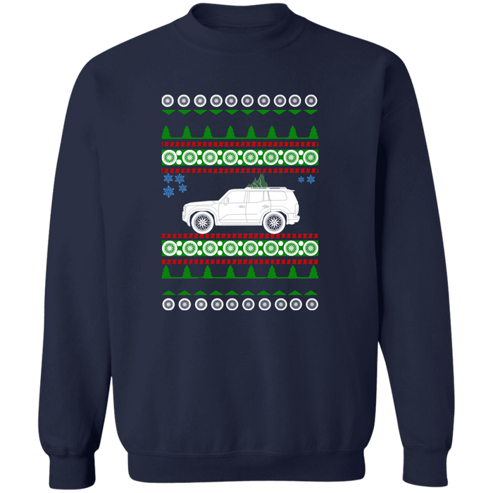 SUV like a 2024 Toyota Land Cruiser Ugly Christmas Sweater Jumper