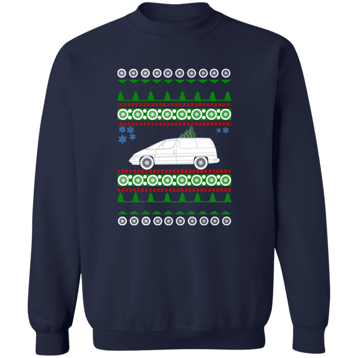 Oldsmobile Silhouette Ugly Christmas Sweater