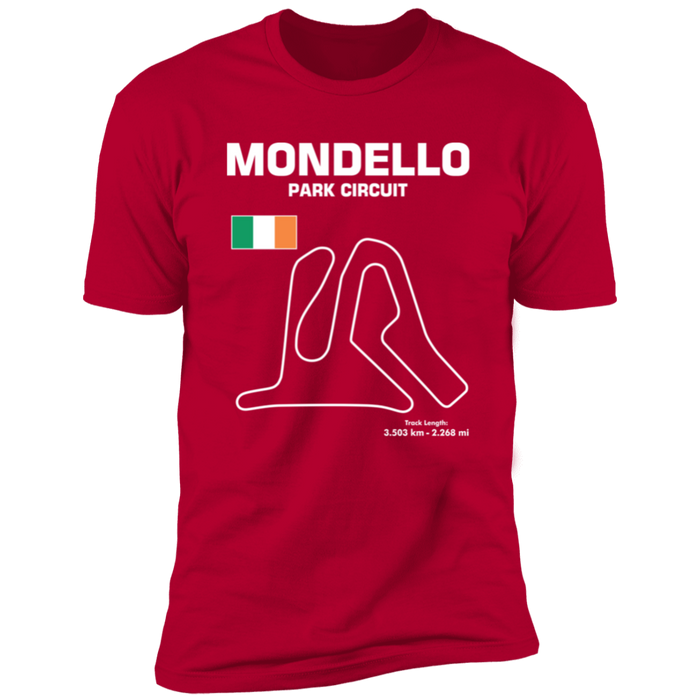 Track Outline Series Mondello Park Circuit t-shirt