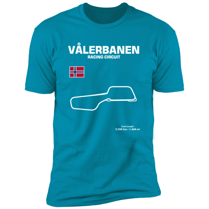 Track Outline Series Valerbanen Racing Circuit T-shirt