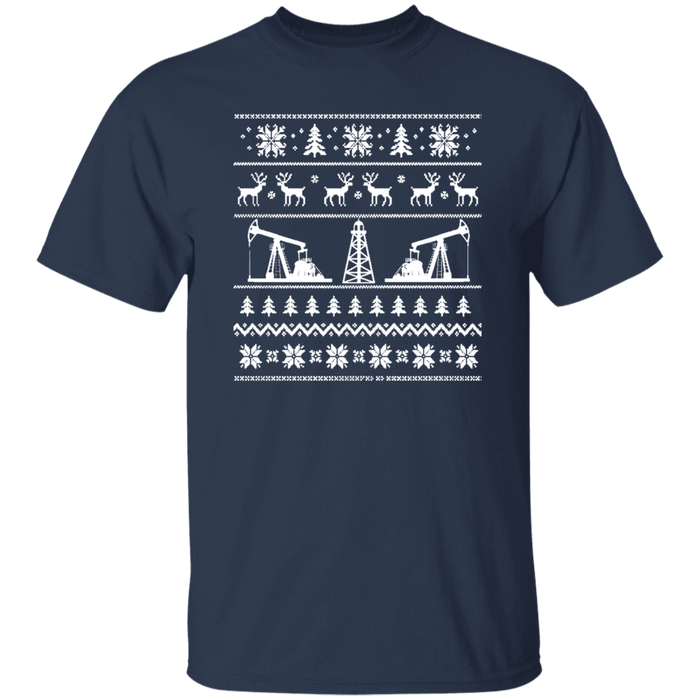 Oil Rigger Ugly Christmas "Sweater" t-shirt