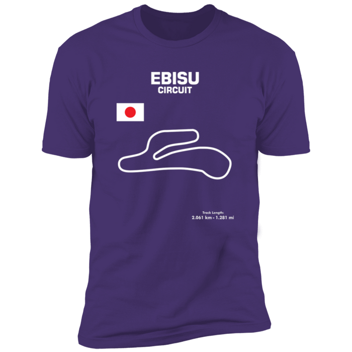 Track Outline Series Ebisu Circuit T-shirt