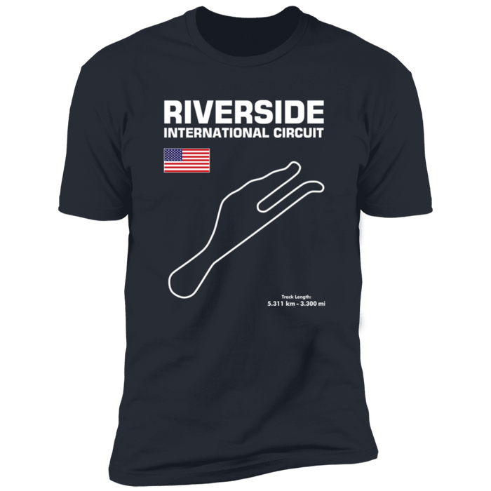 Track Outline Series Riverside International Circuit T-shirt