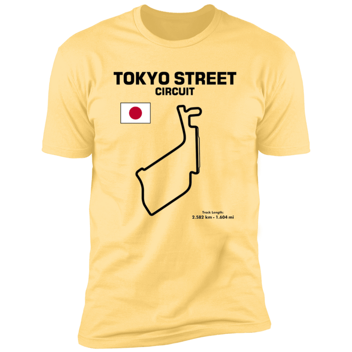 Track Outline Series Tokyo Street Circuit T-shirt