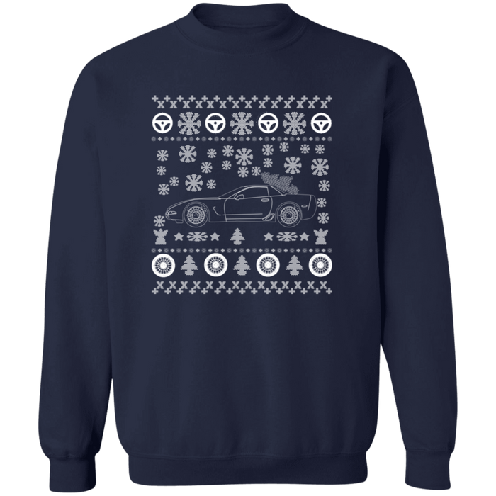 Corvette C5 Ugly Christmas Sweater Sweatshirt