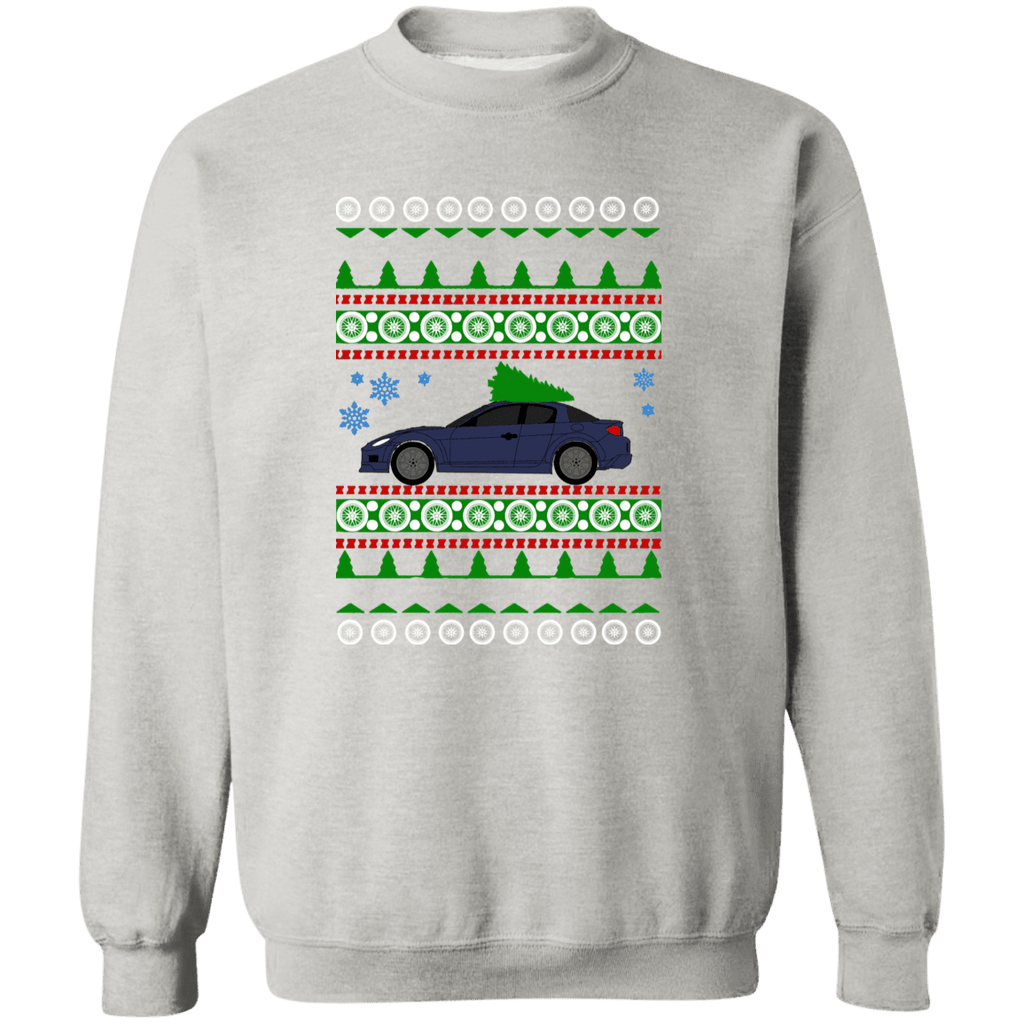 Mazda RX-8 Ugly Christmas Sweater Sweatshirt V2