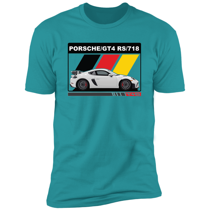 German Car like a 718 GT4 RS German Flag shirt