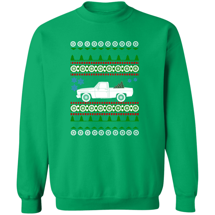 C10 Ugly Christmas Sweater 1985 Short Bed Sweatshirt