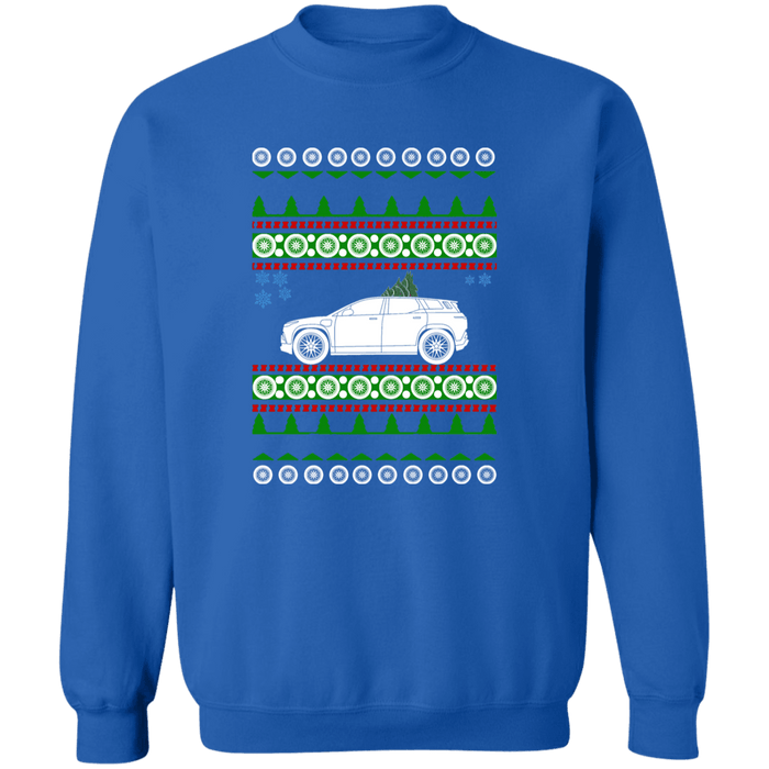 Electric Car SUV Fisker Ocean Ugly Christmas Sweater Sweatshirt
