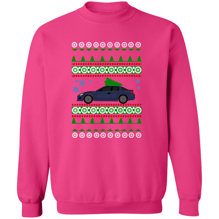 Mazda RX-8 Ugly Christmas Sweater Sweatshirt V2