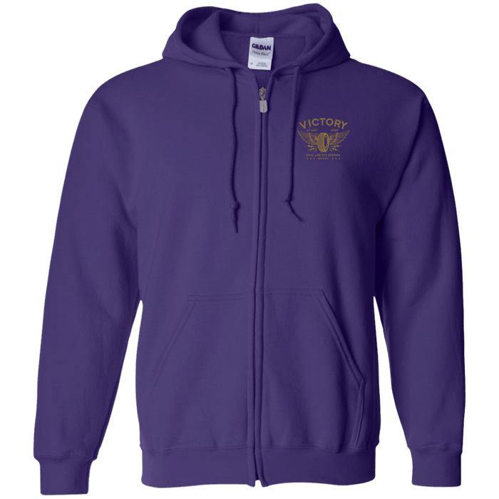 Victory At Any Cost Motorsports Zip Up Hoodie