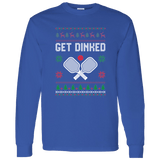 Get Dinked Pickleball Ugly Christmas "sweater" long sleeve t-shirt
