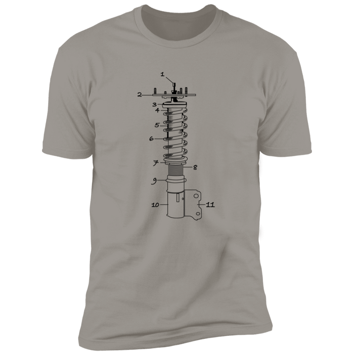 Coilover Suspension Parts Breakdown T-shirt