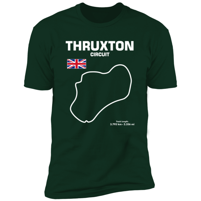 Track Outline Series Thruxton Circuit UK T-shirt