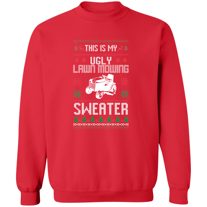 Ugly Lawn Mowing Christmas Sweater Sweatshirt