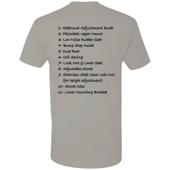 Coilover Suspension Parts Breakdown T-shirt