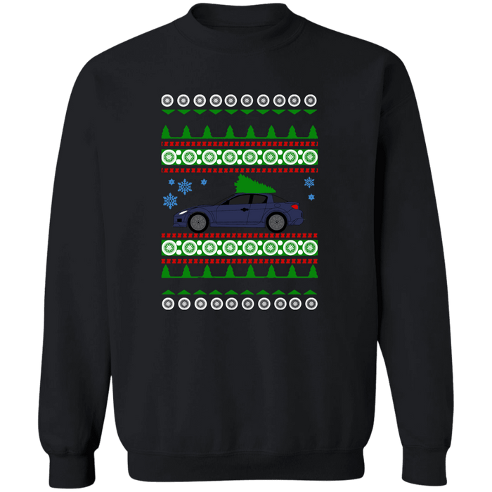 Mazda RX-8 Ugly Christmas Sweater Sweatshirt V2