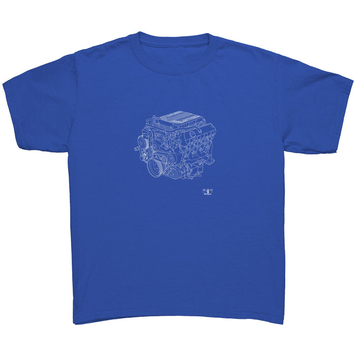 ENGINE BLUEPRINT SERIES V8 ZL1 CAMARO LT4 T-SHIRT AND HOODIE new