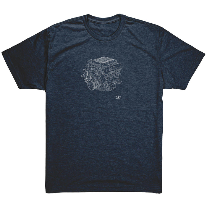 ENGINE BLUEPRINT SERIES V8 ZL1 CAMARO LT4 T-SHIRT AND HOODIE new
