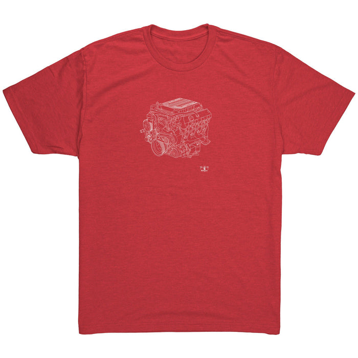 ENGINE BLUEPRINT SERIES V8 ZL1 CAMARO LT4 T-SHIRT AND HOODIE new
