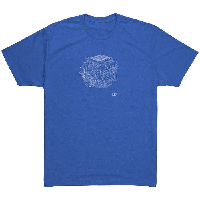 ENGINE BLUEPRINT SERIES V8 ZL1 CAMARO LT4 T-SHIRT AND HOODIE new