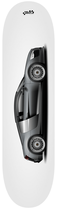 Car Art R8 Skate deck 7 ply maple skateboard Grey V2