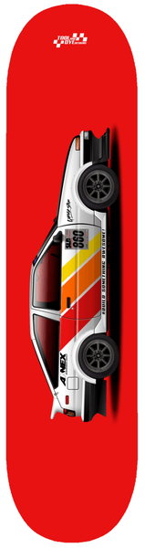 Car Art AE86 Hatchback Race car Skateboard Deck 7-ply Hard Rock Canadian Maple V2