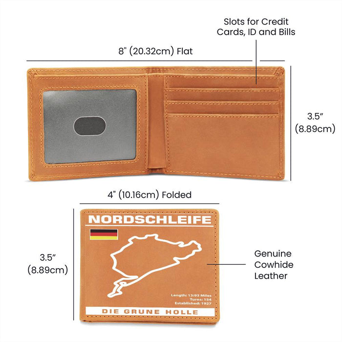 Nordschleife Nurburgring Leather Wallet