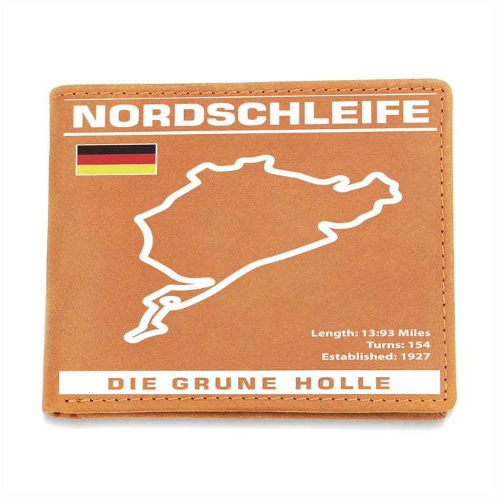 Nordschleife Nurburgring Leather Wallet