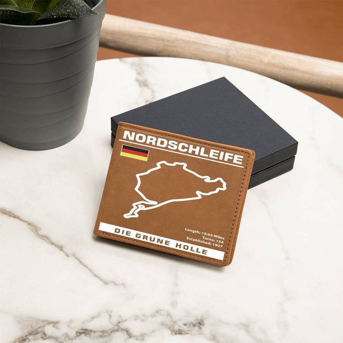 Nordschleife Nurburgring Leather Wallet