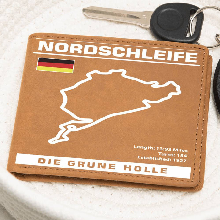 Nordschleife Nurburgring Leather Wallet