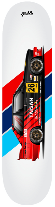 Car Art BMW E30 M3 DTM JGTC #26 Taisan Skateboard Deck V6