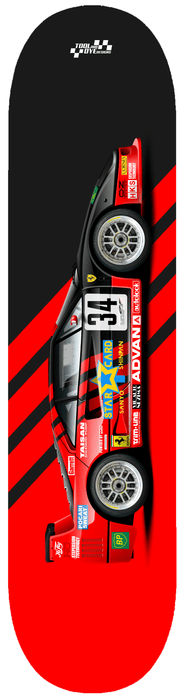 Race F40 Skateboard Deck 7-ply Canadian Hard Rock Maple version 2