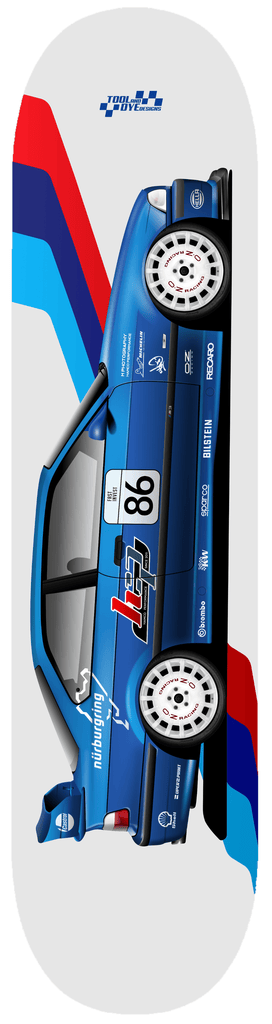 Tool and Dye x Hamco Performance Estoril Perfection BMW E36 M3 Skateboard Deck Version 4