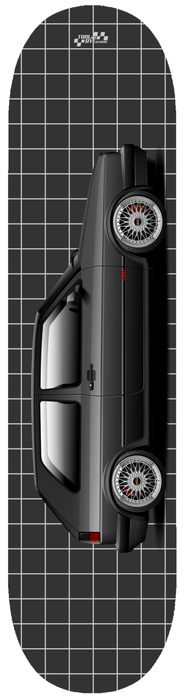 Car Art MK2 Golf GTI Skateboard Deck 16v vr6 VW Gray v2