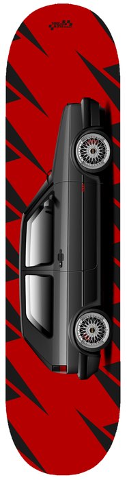 Car Art MK2 Golf GTI Skateboard Deck 16v vr6 VW Gray v3