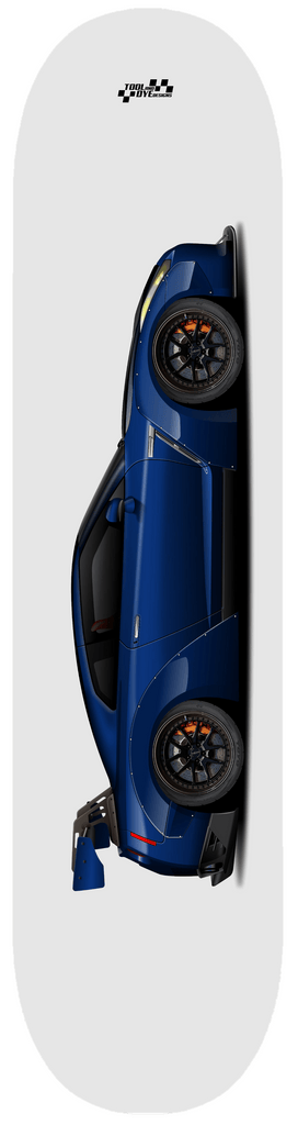 Car Art Nissan Skyline GTR R35 Skateboard Deck 7-Ply Canadian Hard Rock Maple Blue V1