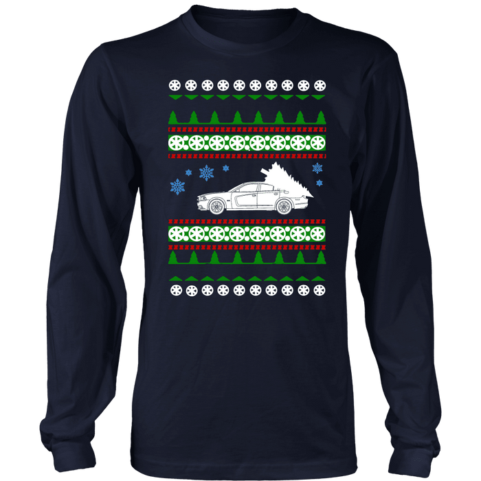 american car or truck like a  Charger SRT Hellcat Ugly christmas sweater, hoodie and long sleeve t-shirt sweatshirt