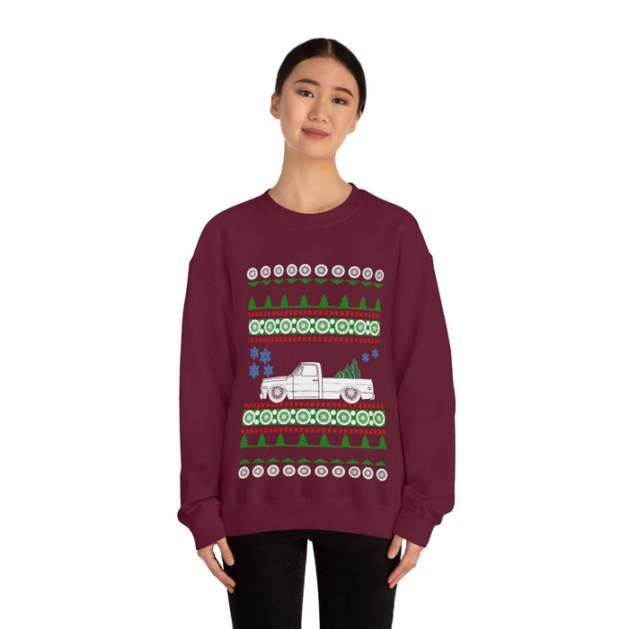 C10 Fleetside Ugly Christmas Sweater Sweatshirt