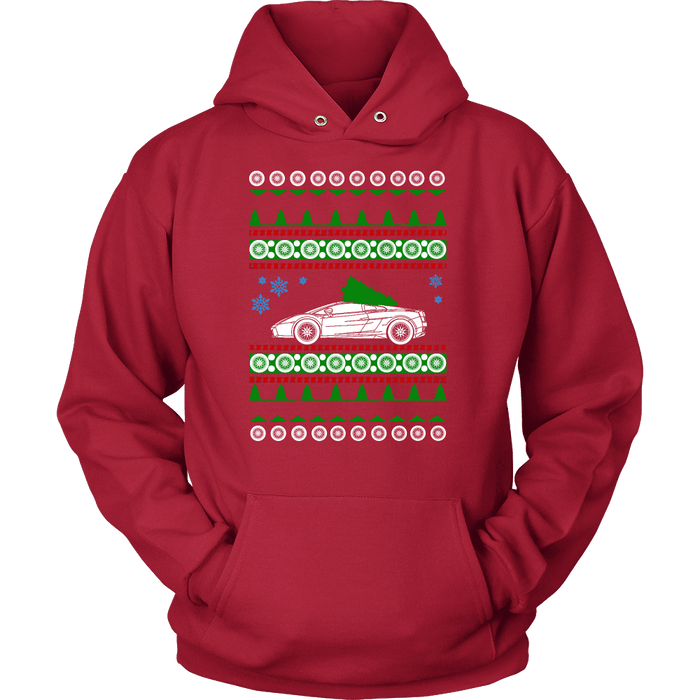 Exotic Car Ugly Christmas Sweater, hoodie and long sleeve t-shirt Lamborghini Gallardo sweatshirt