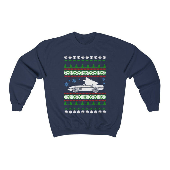 Sports car like C4 Ugly Christmas Sweater