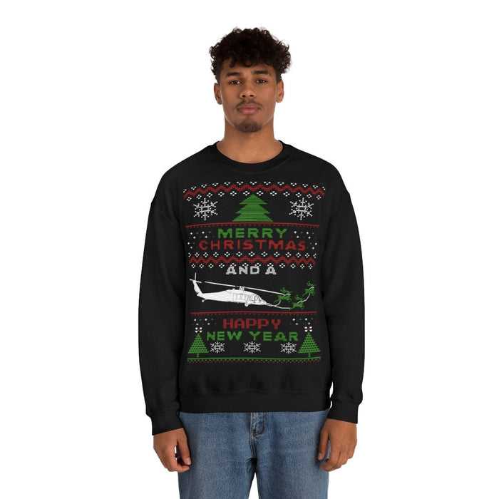 Germany Military Helicopter Blackhawk Ugly Christmas Sweater Sweatshirt