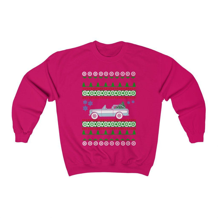 Truck like International Scout 2 custom blue Ugly Christmas Sweater Sweatshirt