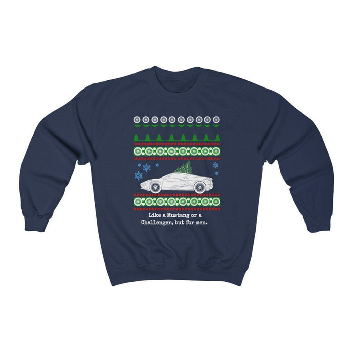 Corvette men C8 Ugly Christmas Sweater Sweatshirt