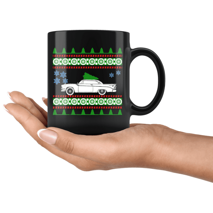 american car like a 1956 Coronet D500 Ugly Christmas Sweater Mug