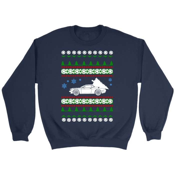 american car or truck like a  Challenger SRT Hellcat Ugly Christmas Sweater, hoodie and long sleeve t-shirt sweatshirt